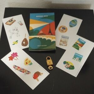 Louis Vuitton Lock & Key, Stickers and Box